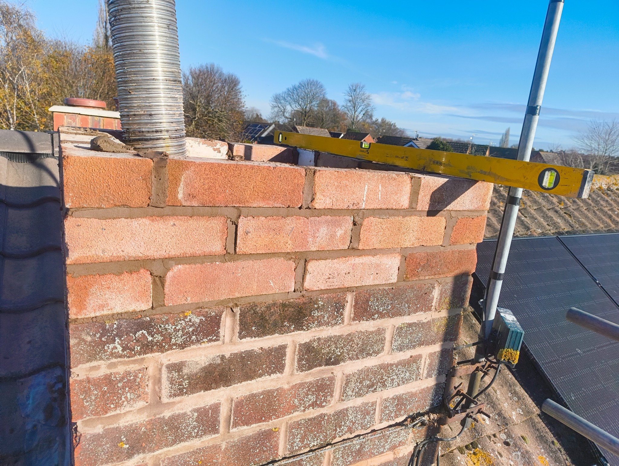 A T Roofing chimney repair and repointing work